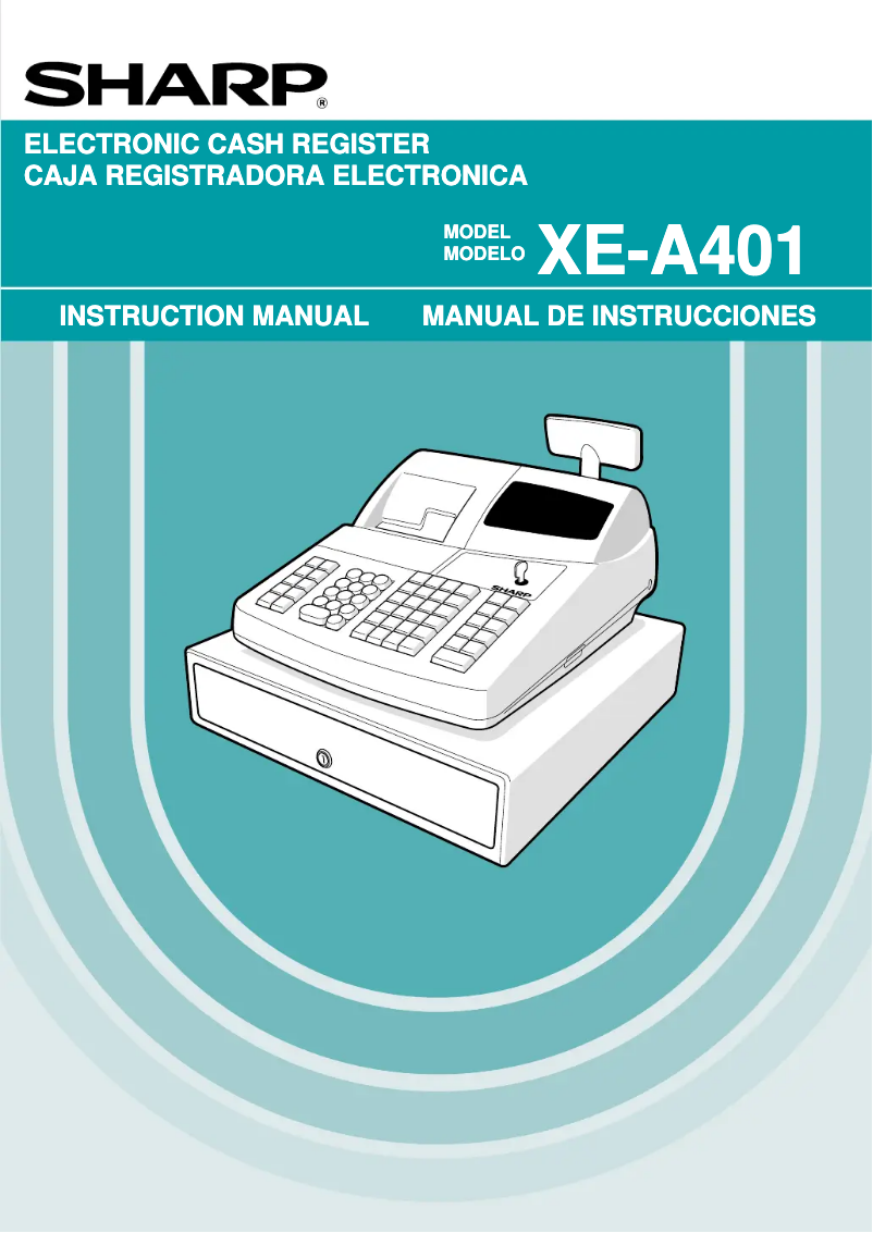 First page image of the manual for XE-A401