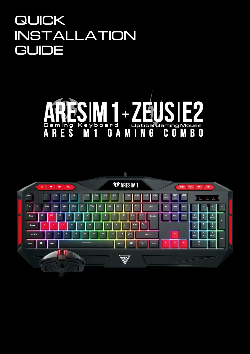 First page image of the manual for Ares M1