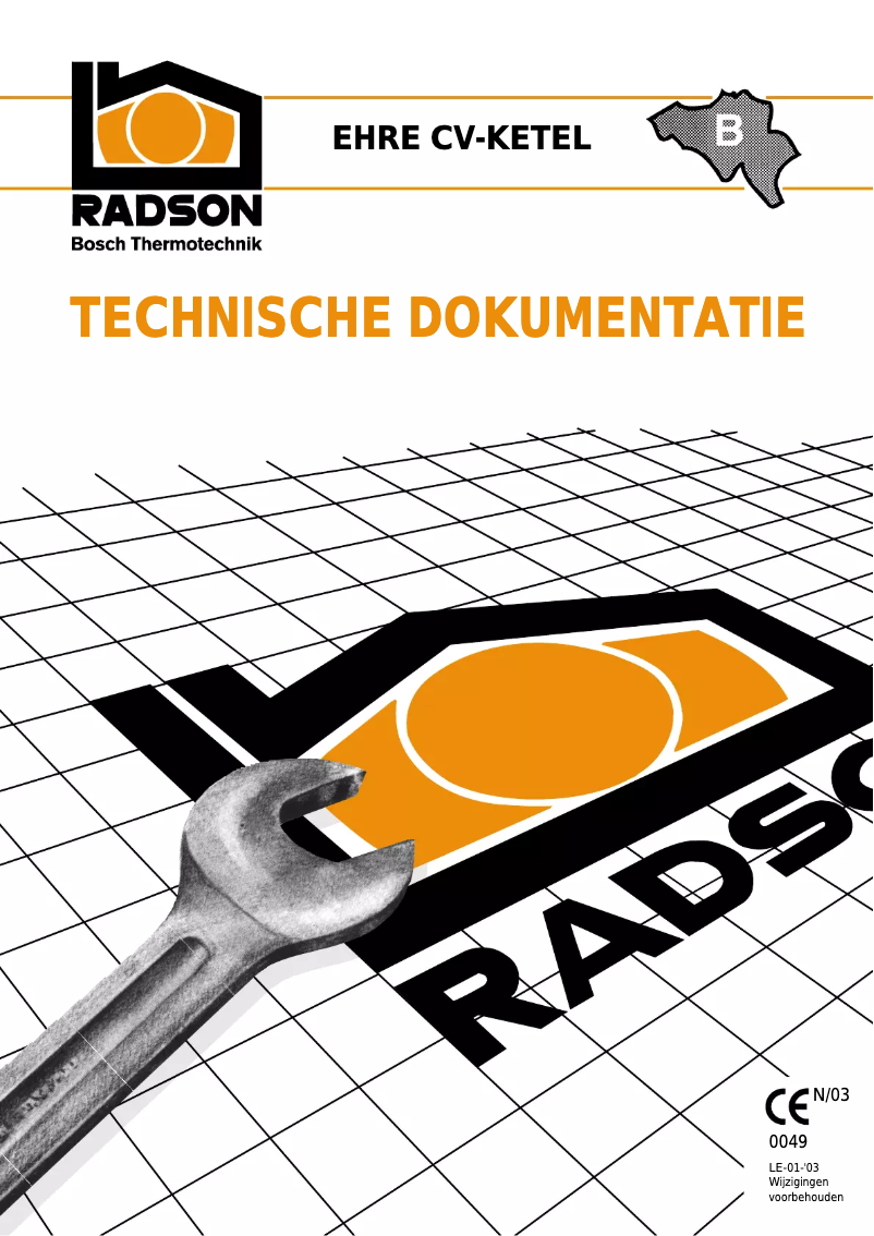 First page image of the manual for EHRE 280 B