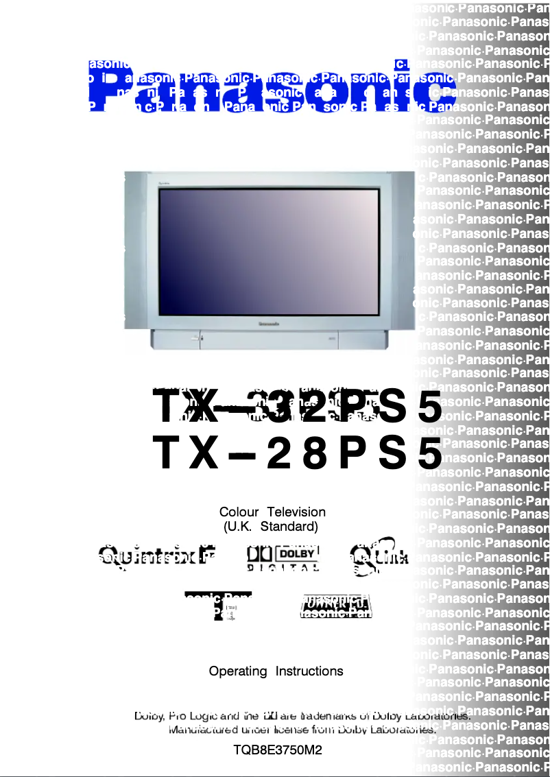First page image of the manual for TX-32PS5