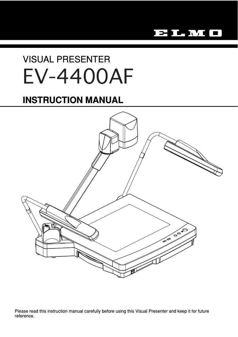 First page image of the manual for EV-4400AF