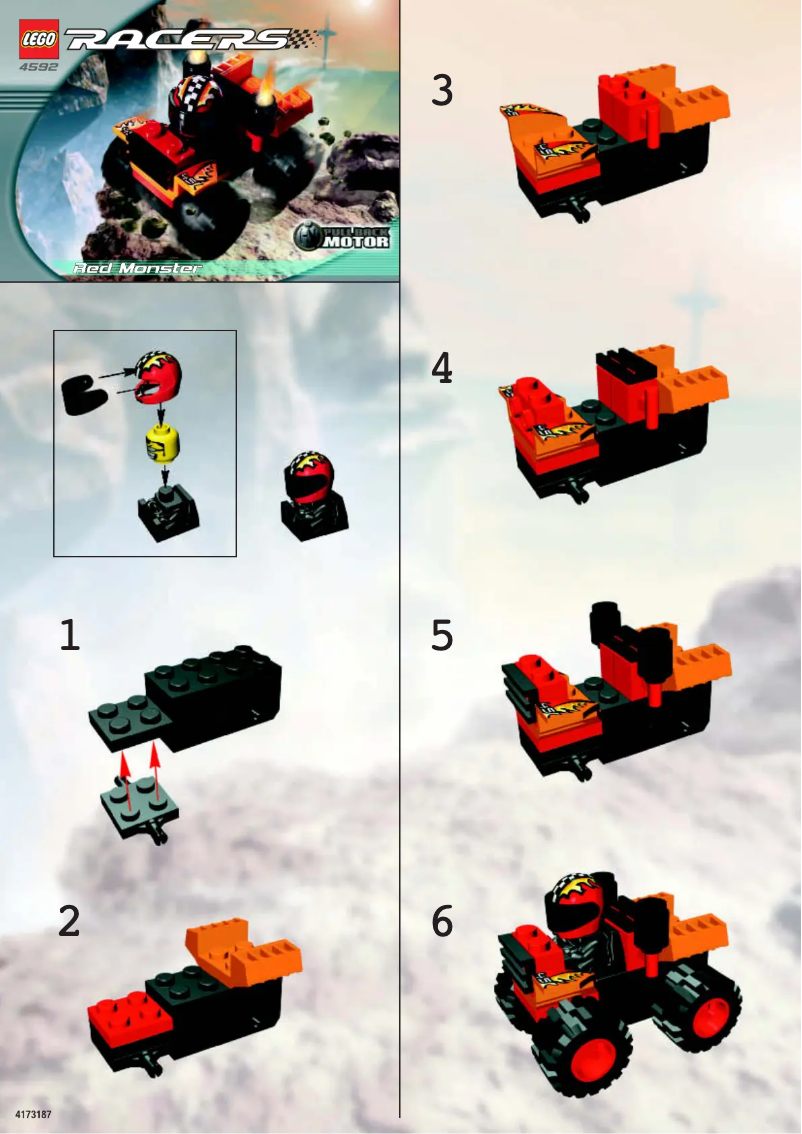 Page 1 of the manual User Manual Lego Red Monster