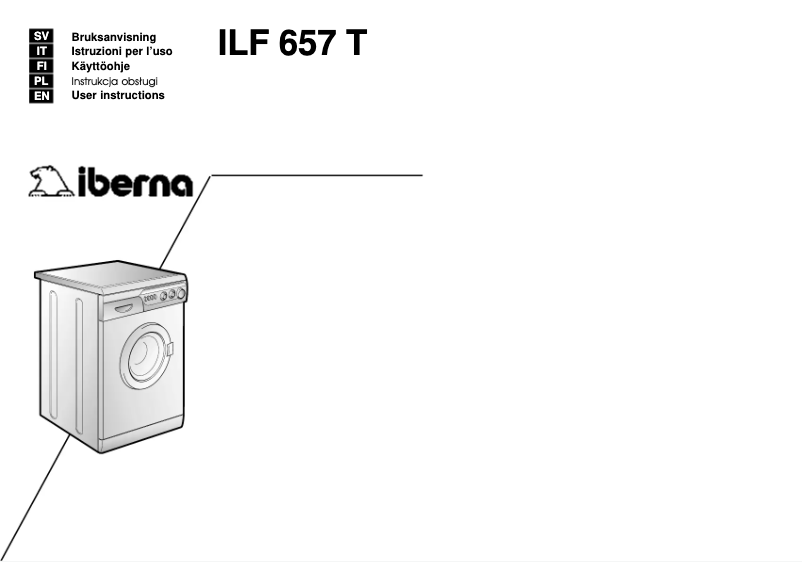 First page image of the manual for LB ILF 657 T