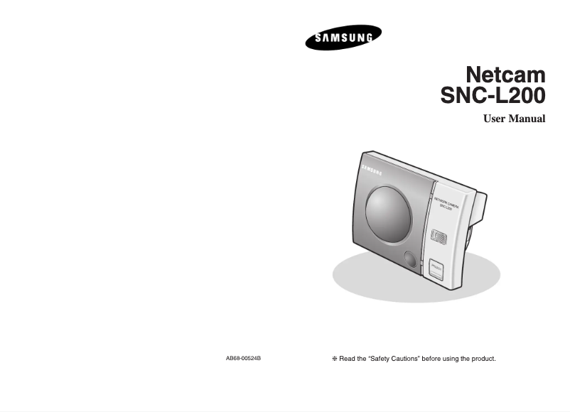Page 1 of the manual User Manual Samsung SNC-L200N