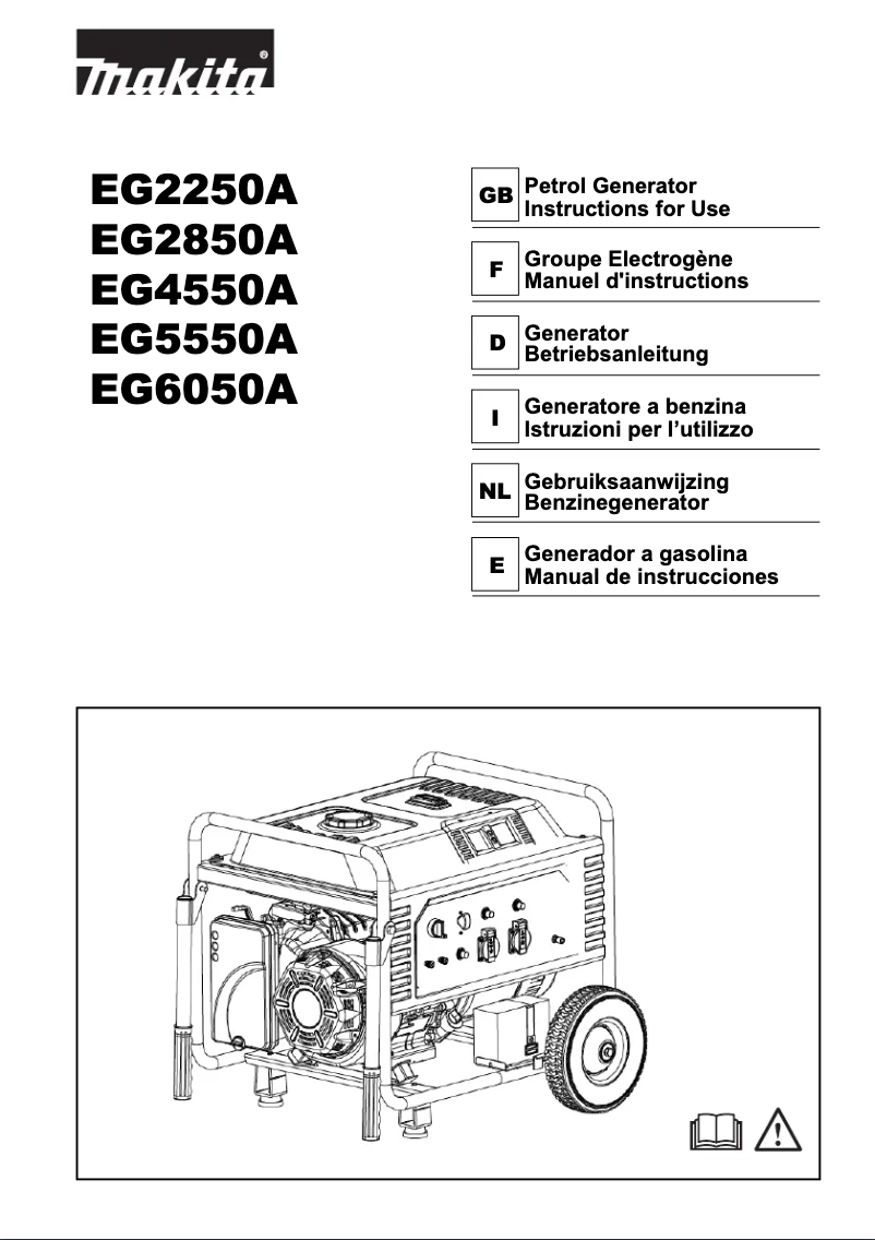 Image de la première page du manuel de l'appareil EG2850A