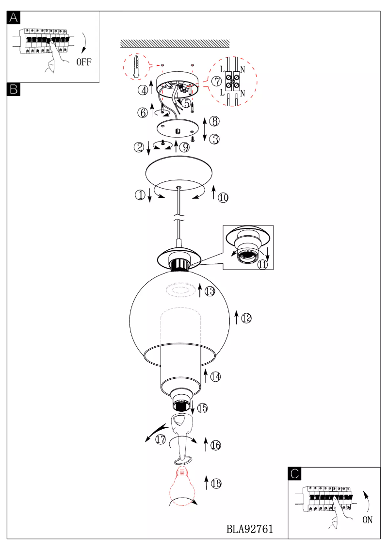 First page image of the manual for Bolsano