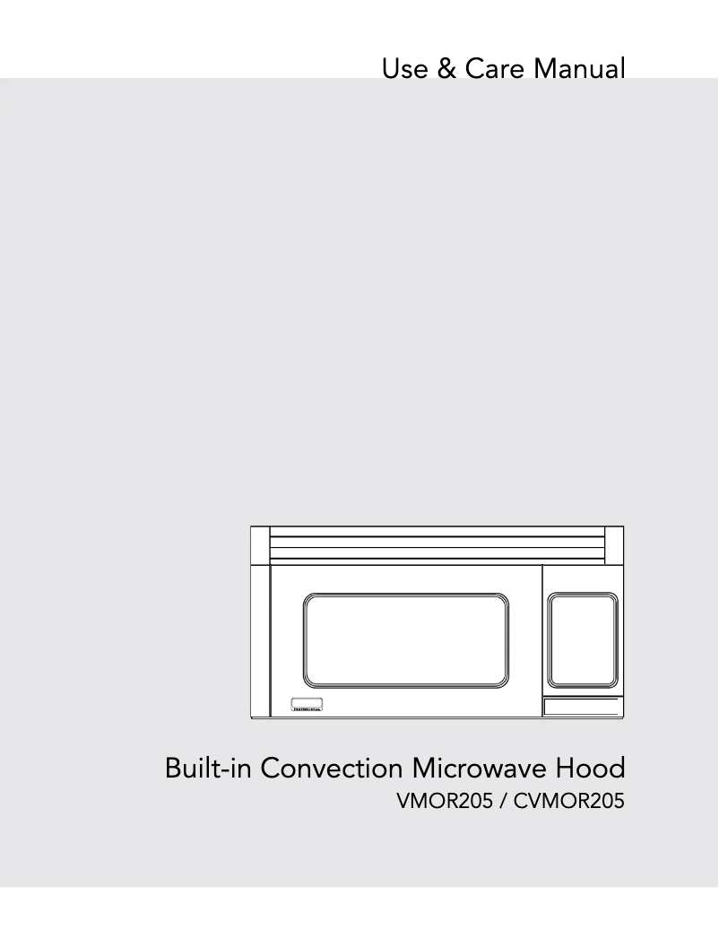 Page 1 de la notice Manuel utilisateur Viking CVMOR205