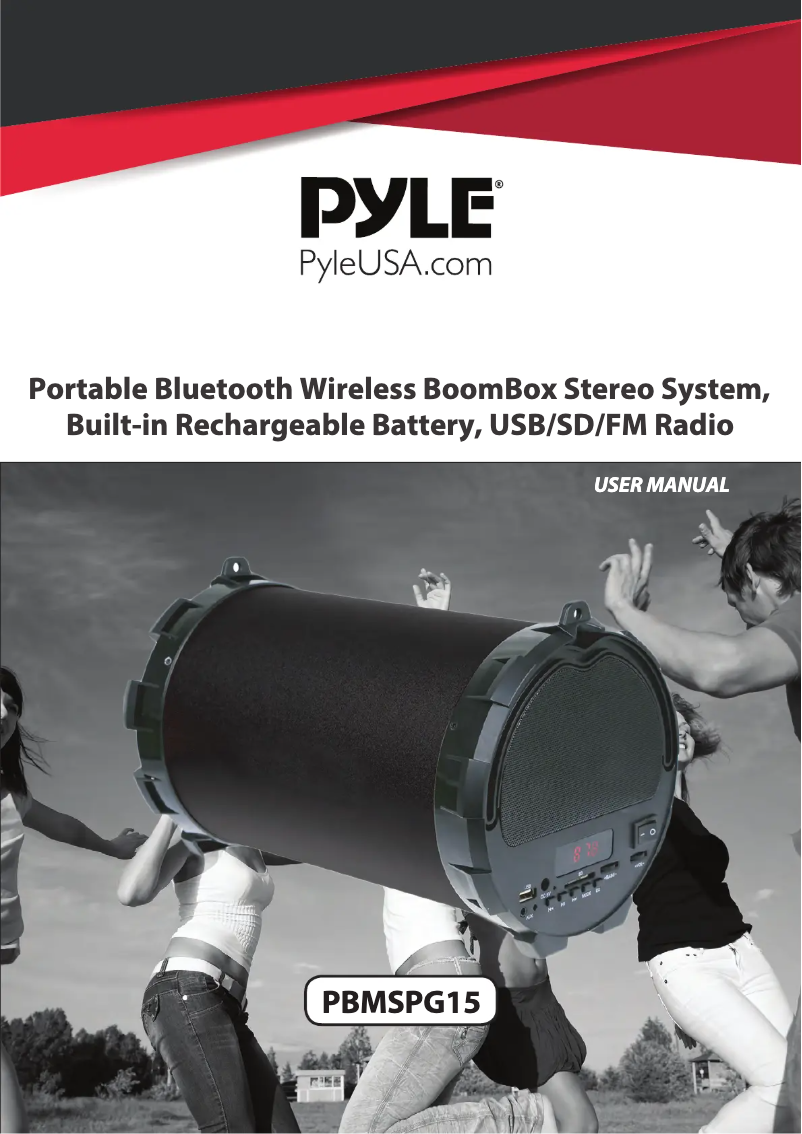 First page image of the manual for PBMSPG15