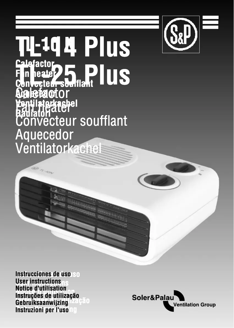 First page image of the manual for TL-10 N