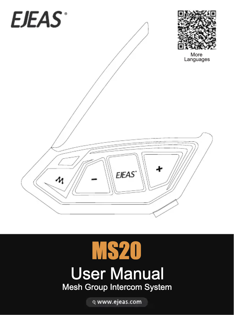Page 1 of the manual User Manual Ejeas MS20