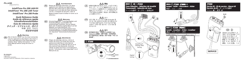 First page image of the manual for IntelliTone Networks MT-8200-60-KIT