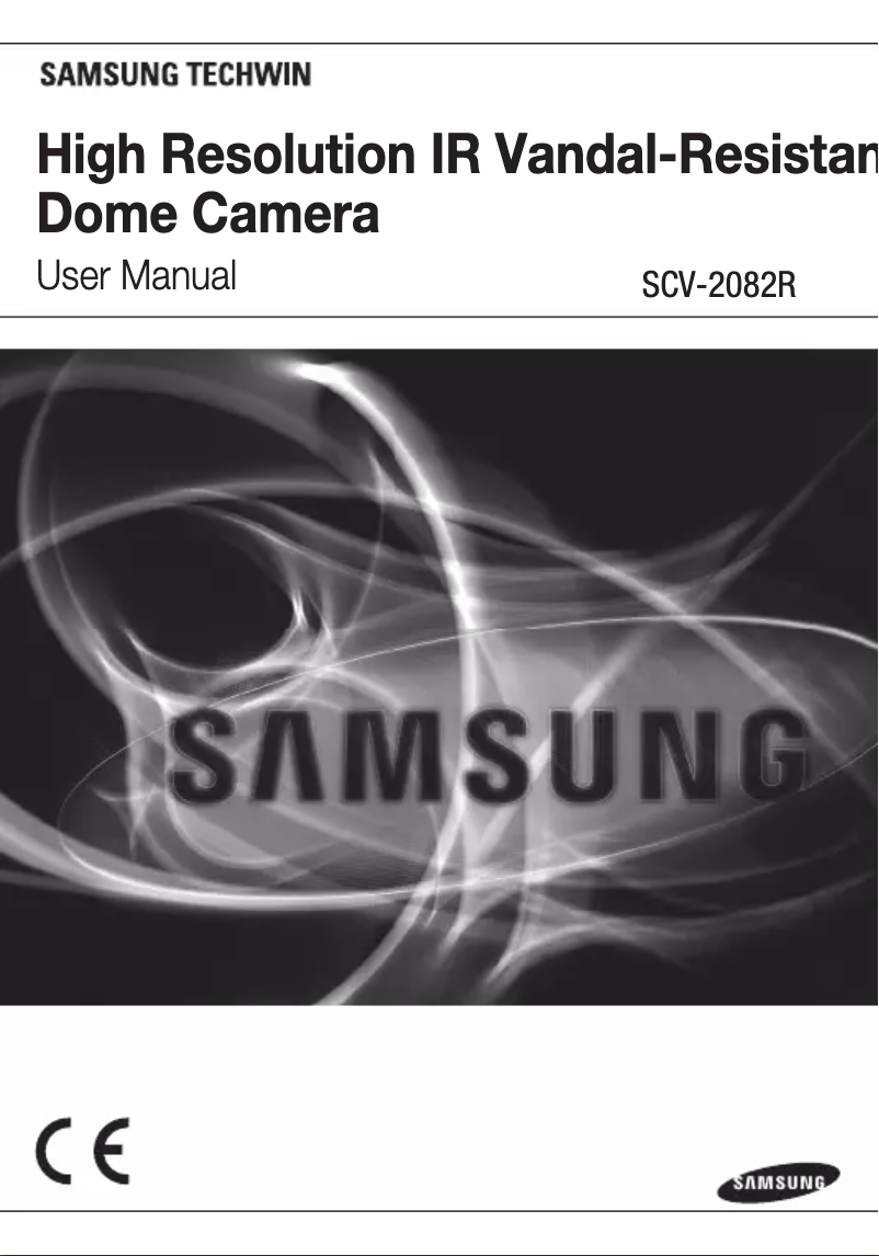 First page image of the manual for SCV-2082R