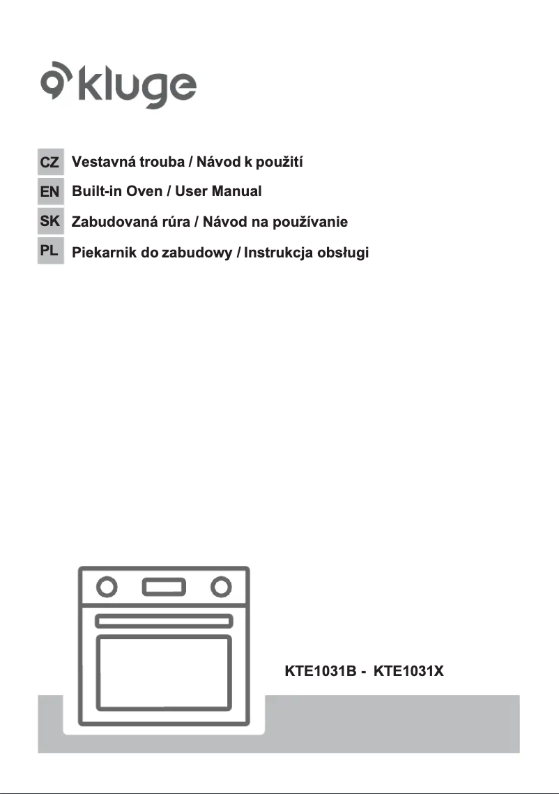 First page image of the manual for KTE1031X