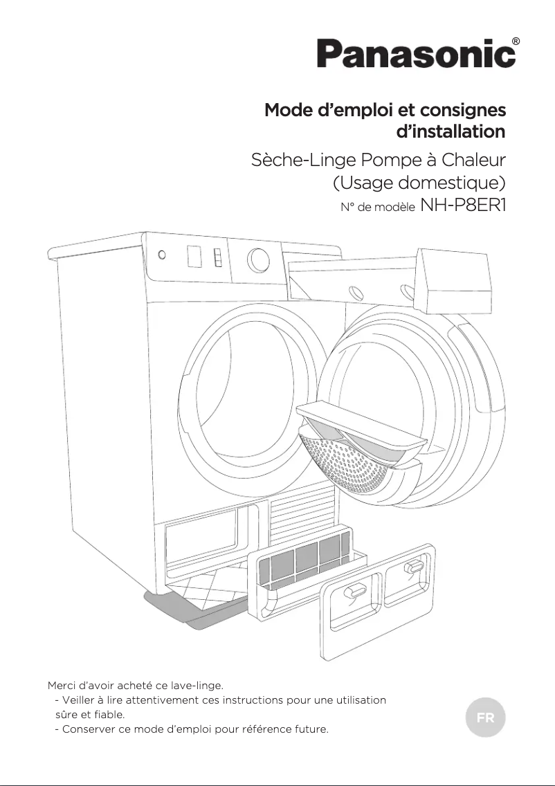 Page 1 of the manual User Manual Panasonic NH-P8ER1