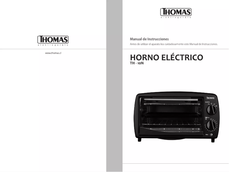 First page image of the manual for TH-10N