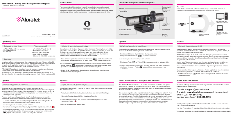 First page image of the manual for AWCS06F