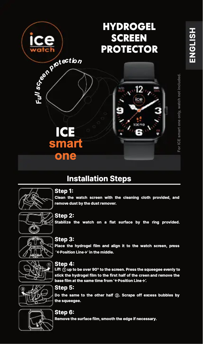 First page image of the manual for Screen Protection