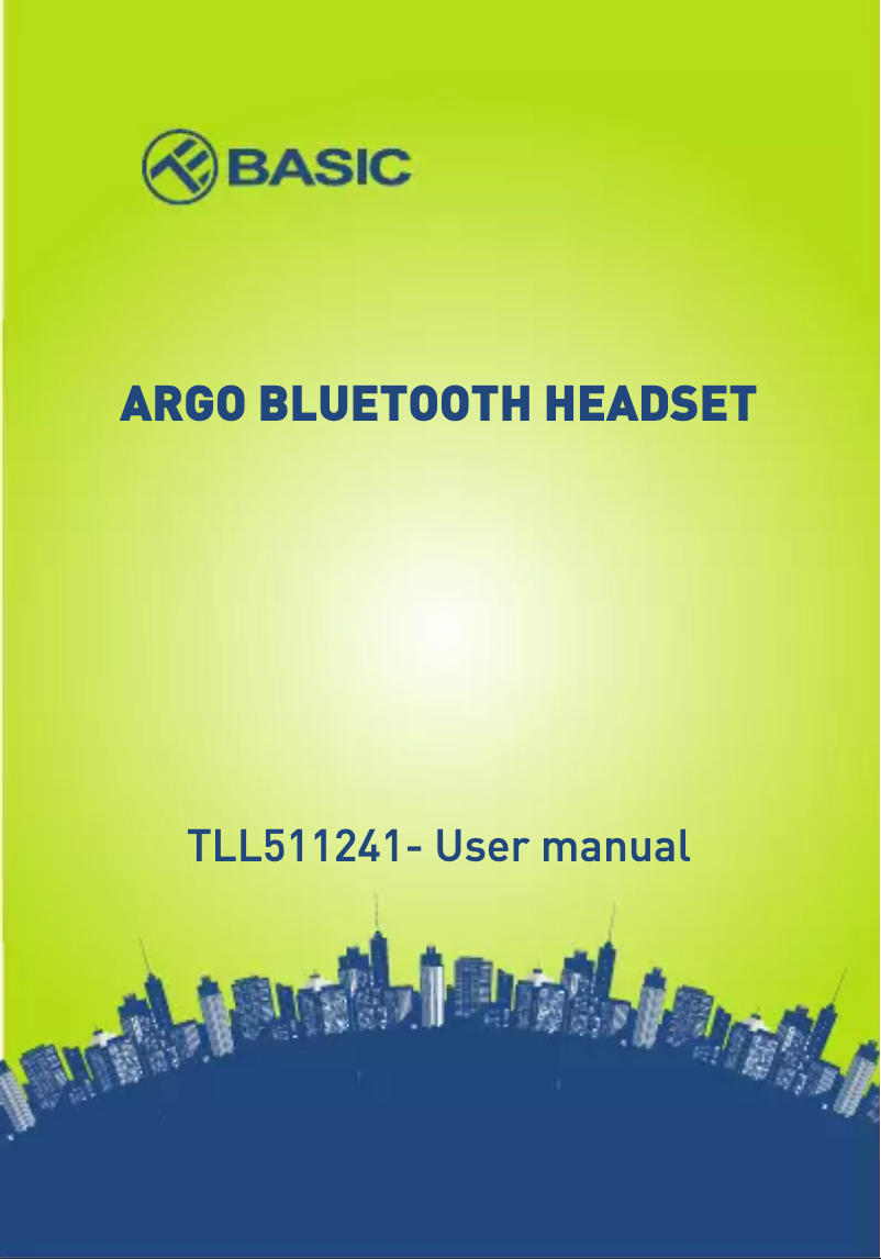 Image de la première page du manuel de l'appareil Argo TLL511241