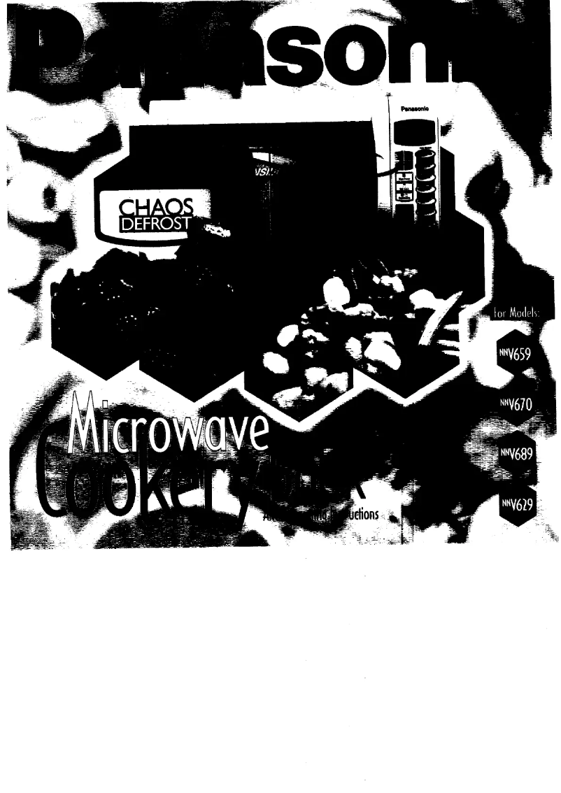 First page image of the manual for NN-V670