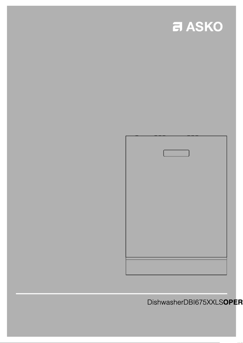 First page image of the manual for DBI675IXXLS