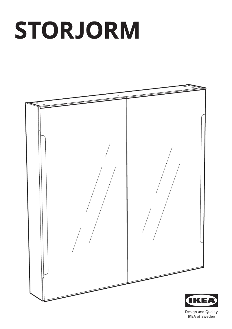 First page image of the manual for STORJORM 202.481.18