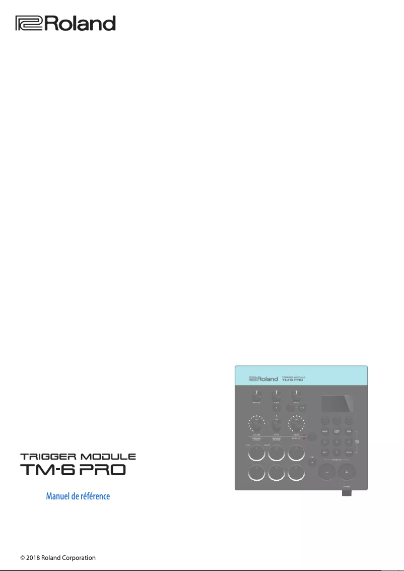 First page image of the manual for TM-6 Pro