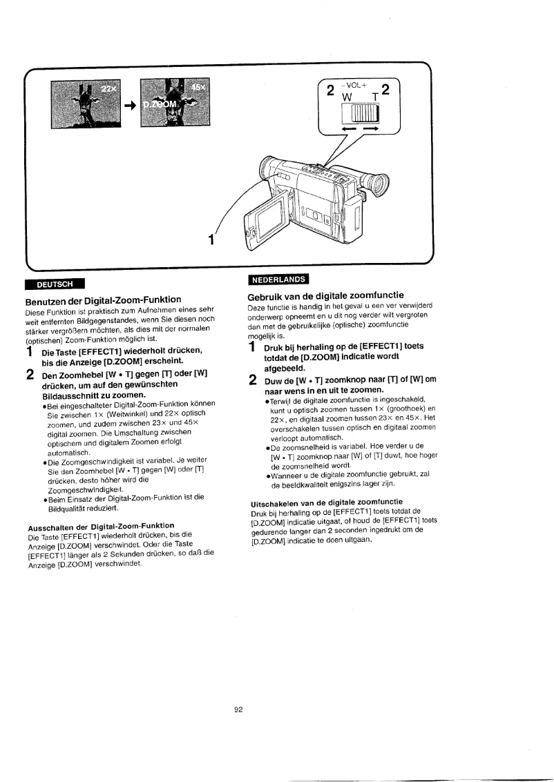 Page 1 of the manual User Manual Panasonic NV-VX27E