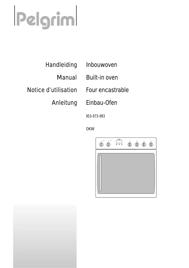 First page image of the manual for OKW 953 ONY