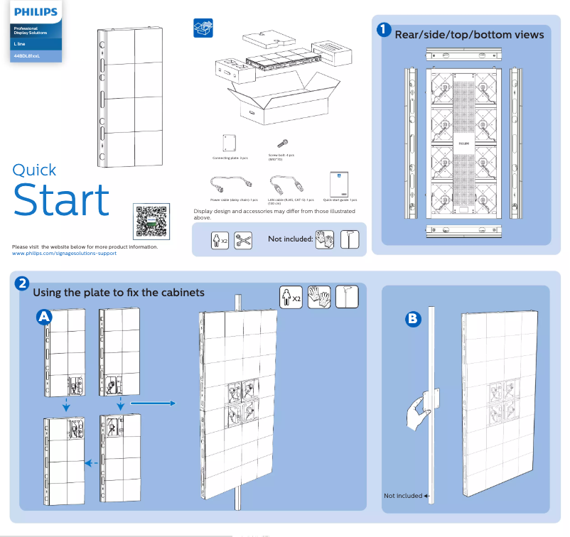 Page 1 of the manual User Manual Philips 44BDL8128L