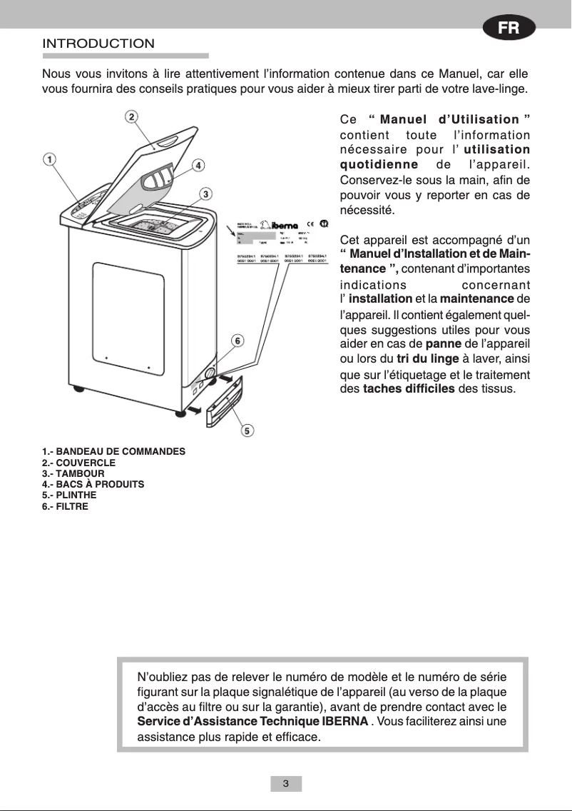 First page image of the manual for LB ITL 856 T
