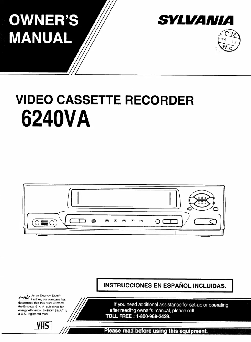 First page image of the manual for 6240VA