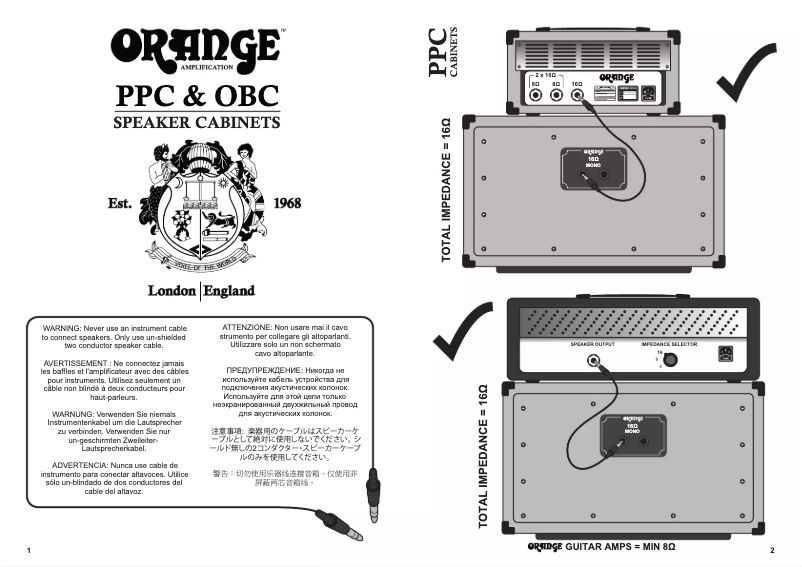 First page image of the manual for OBC115