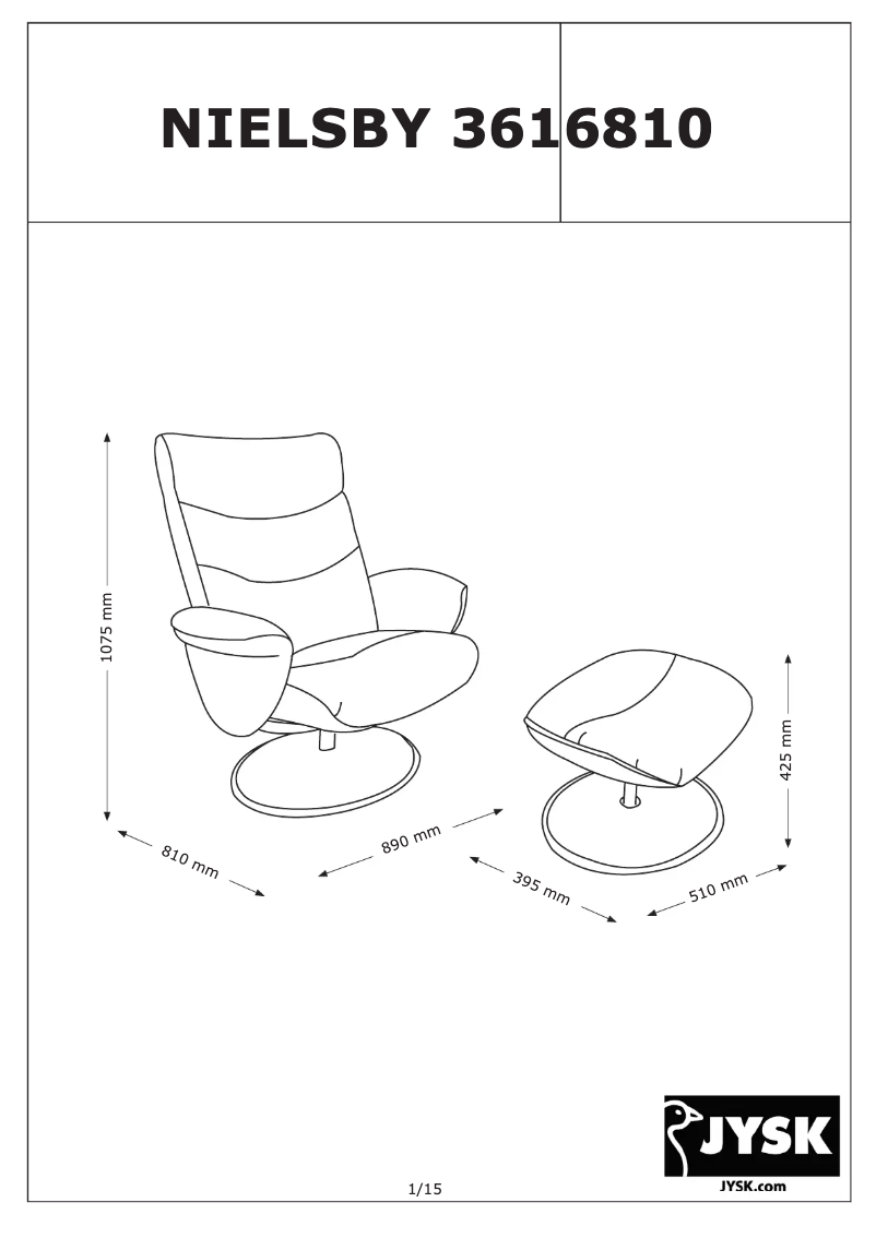 First page image of the manual for Nielsby