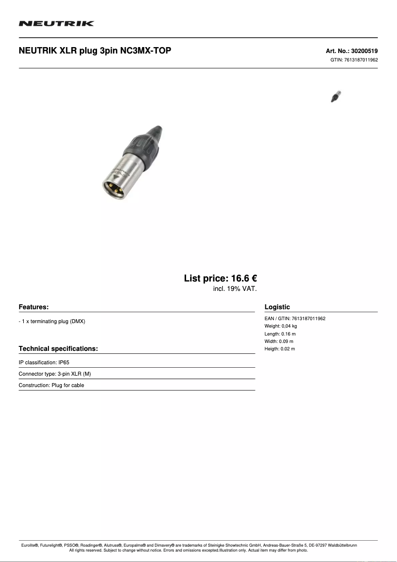 First page image of the manual for NC3MX