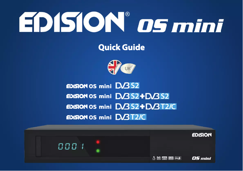 Image de la première page du manuel de l'appareil OS MINI DVB-S2