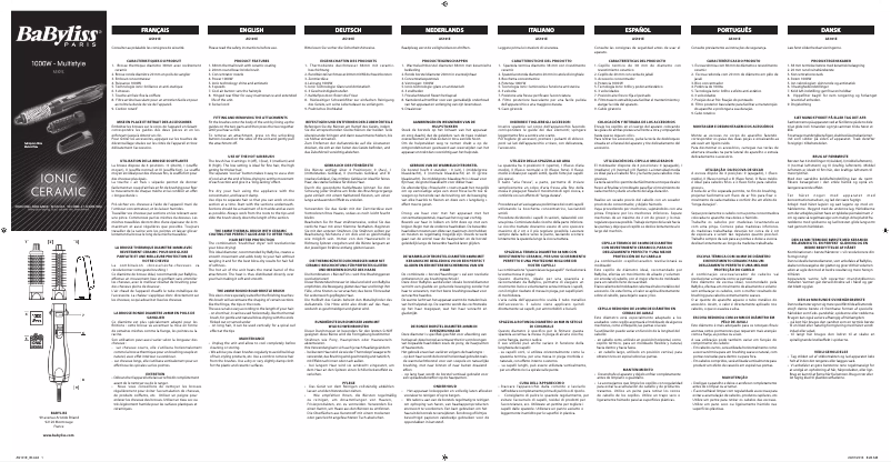First page image of the manual for AS101E