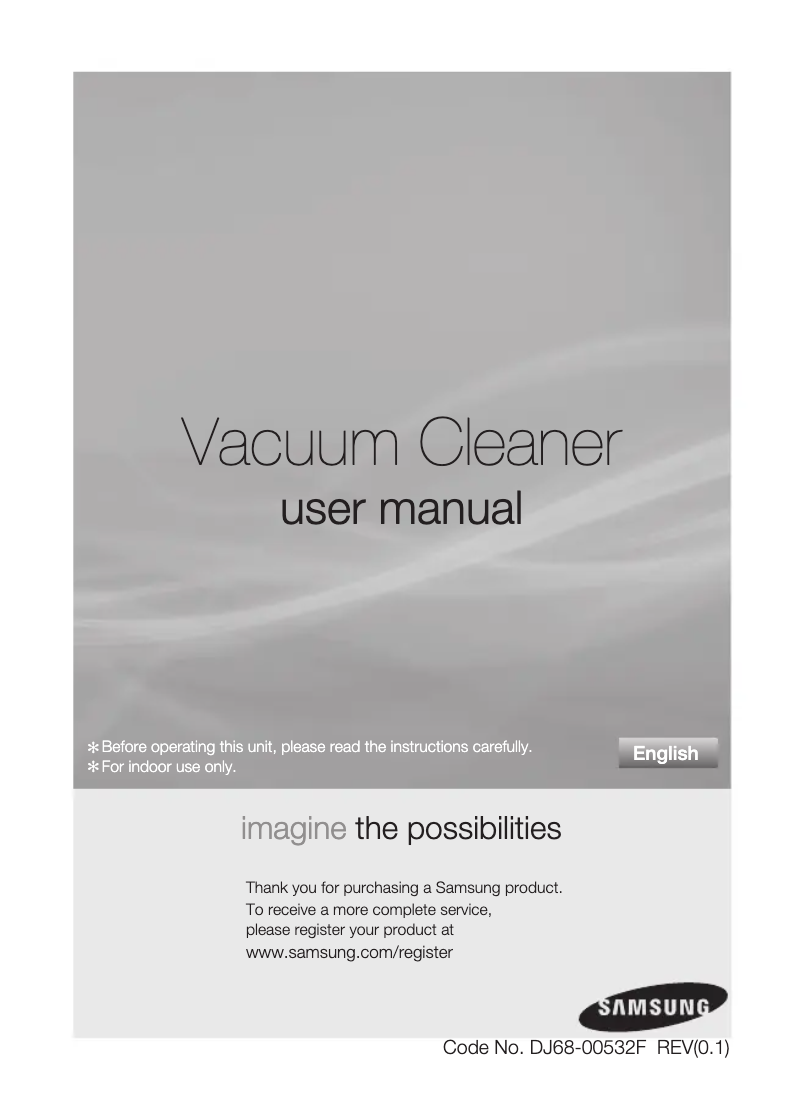 First page image of the manual for SC4750