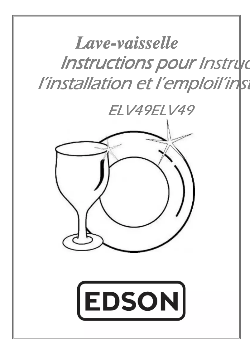 First page image of the manual for ELV49