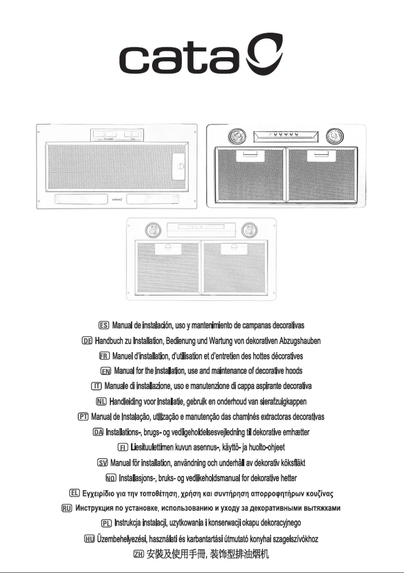 Page 1 of the manual User Manual CATA GL75 X