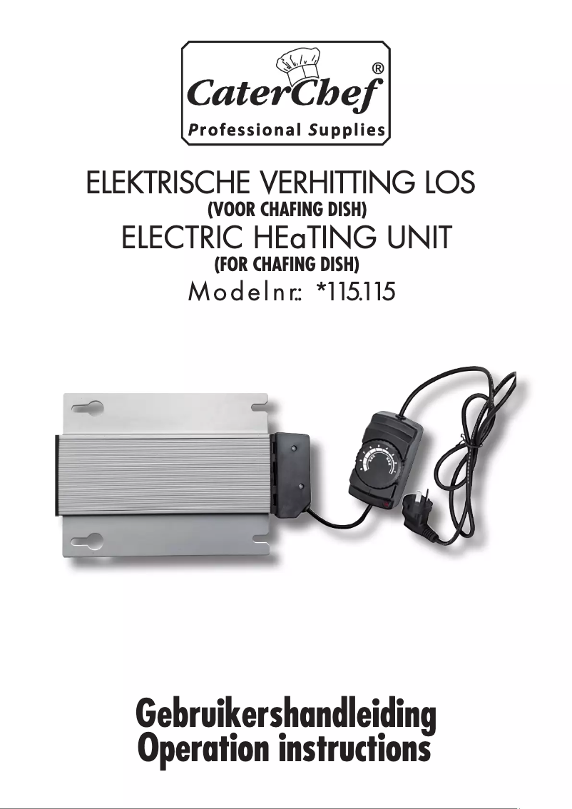 Page 1 of the manual User Manual Emga 115115