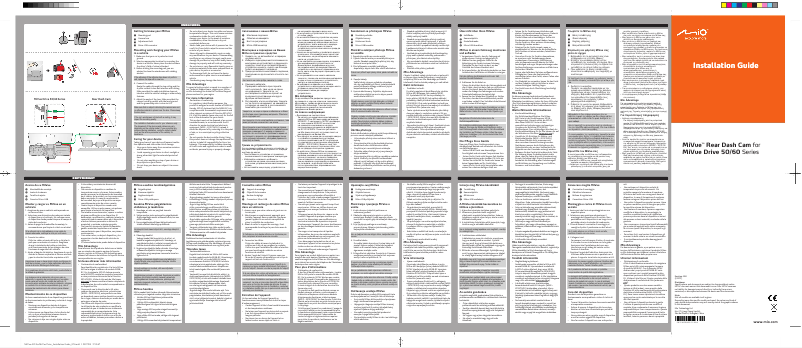 Page 1 of the manual User Manual Mio MiVue A20