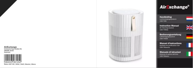 Page 1 of the manual User Manual AirExchange 150-T