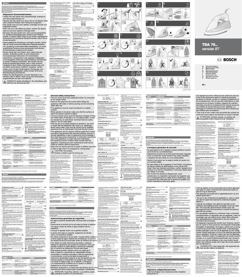 Page 1 of the manual User Manual Bosch TDA7625