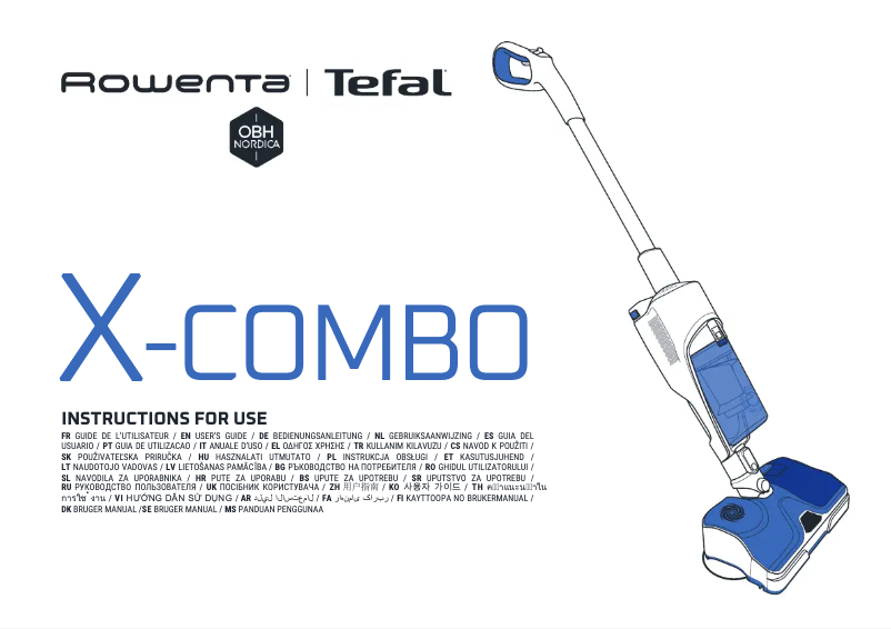 Page 1 of the manual User Manual Tefal X-Combo GF3039