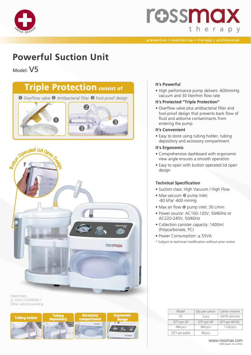 First page image of the manual for V5