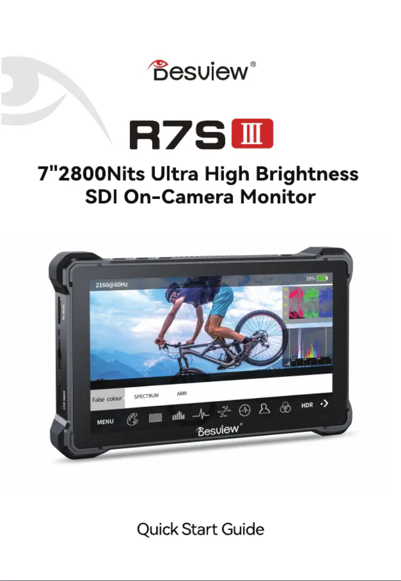 First page image of the manual for R7S III