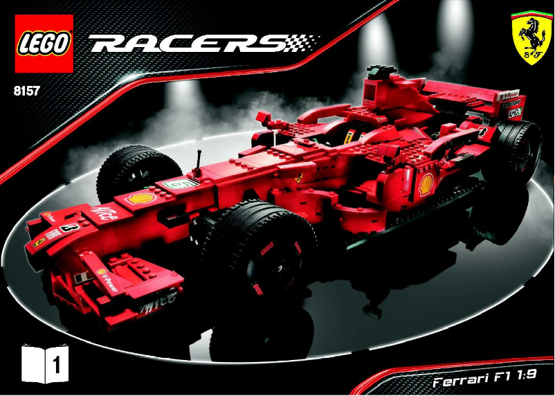 Page 1 of the manual User Manual Lego Ferrari F1 1:9