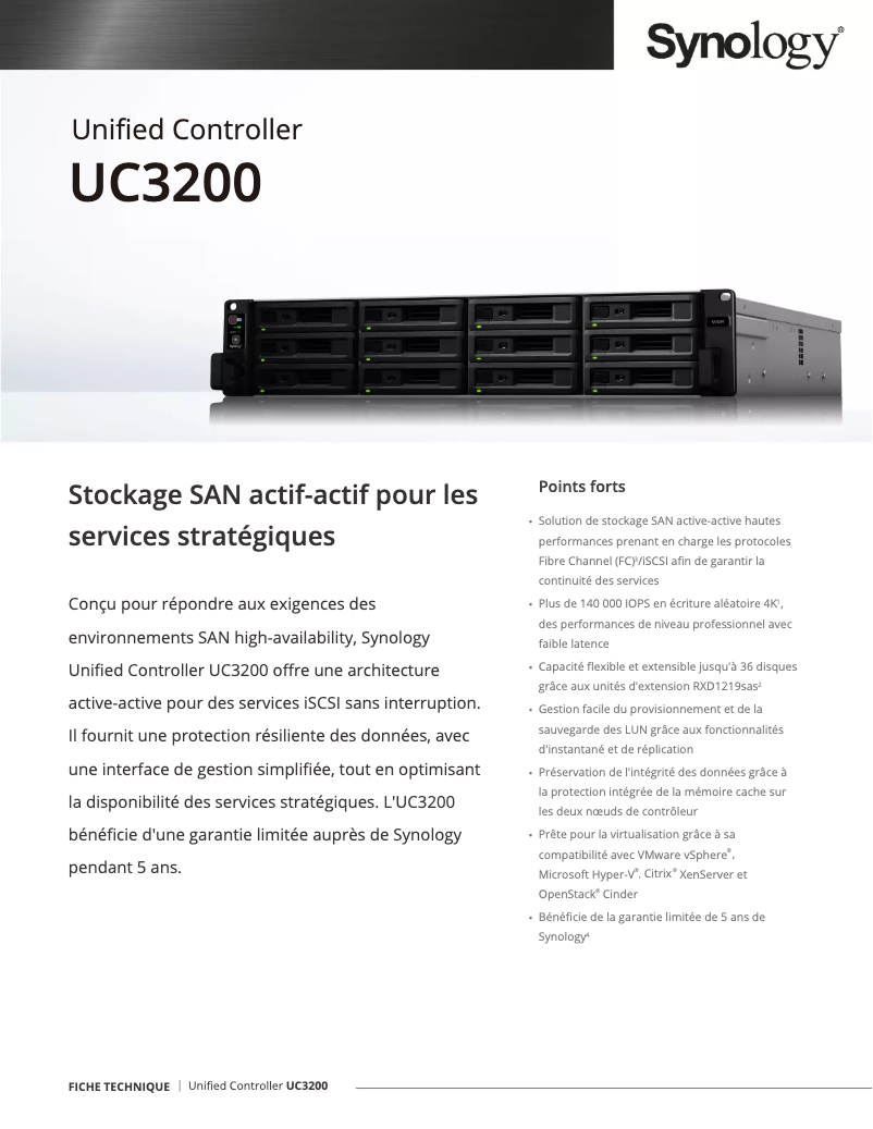 First page image of the manual for UC3200