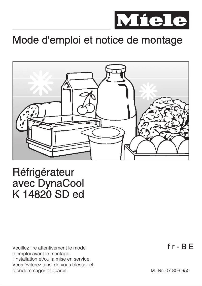 First page image of the manual for 7988940