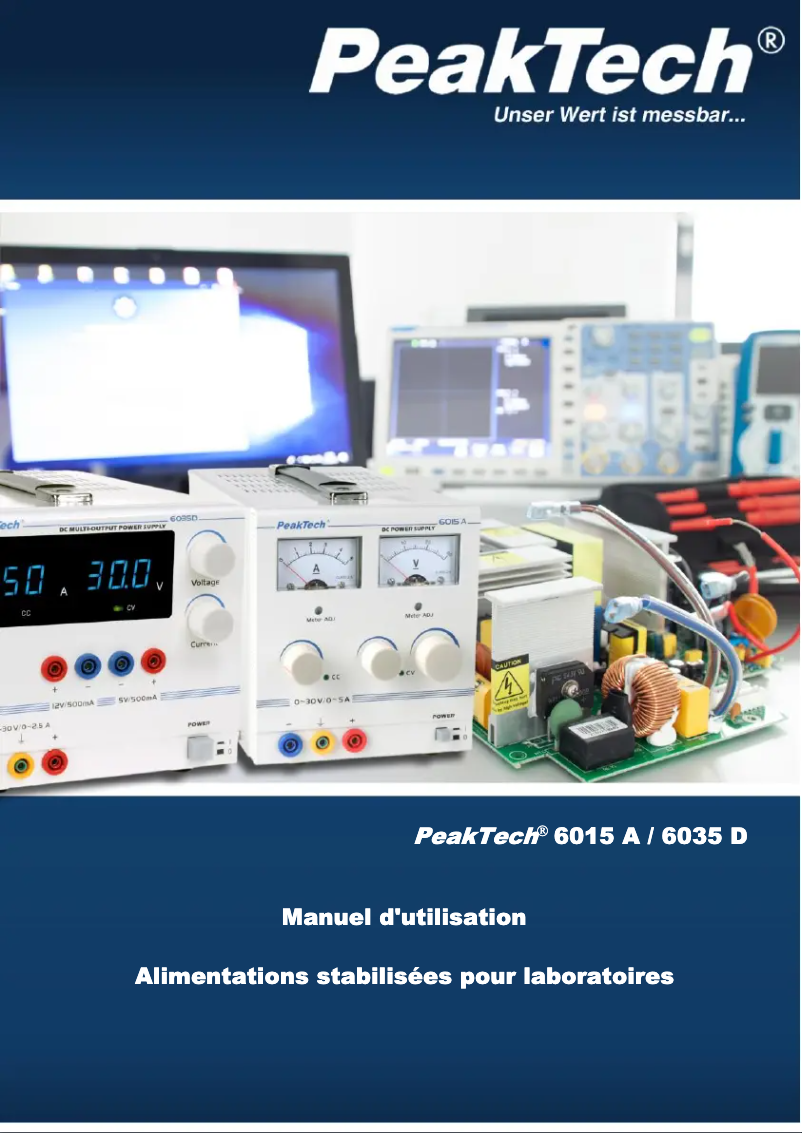 First page image of the manual for 6015 A